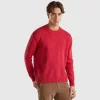 Relaxed fit pure Shetland wool sweater