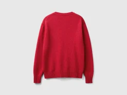 Relaxed fit pure Shetland wool sweater