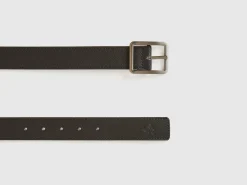 Reversible belt in imitation leather