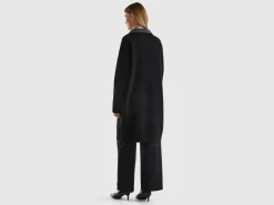 Reversible knit coat