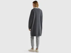 Reversible knit coat