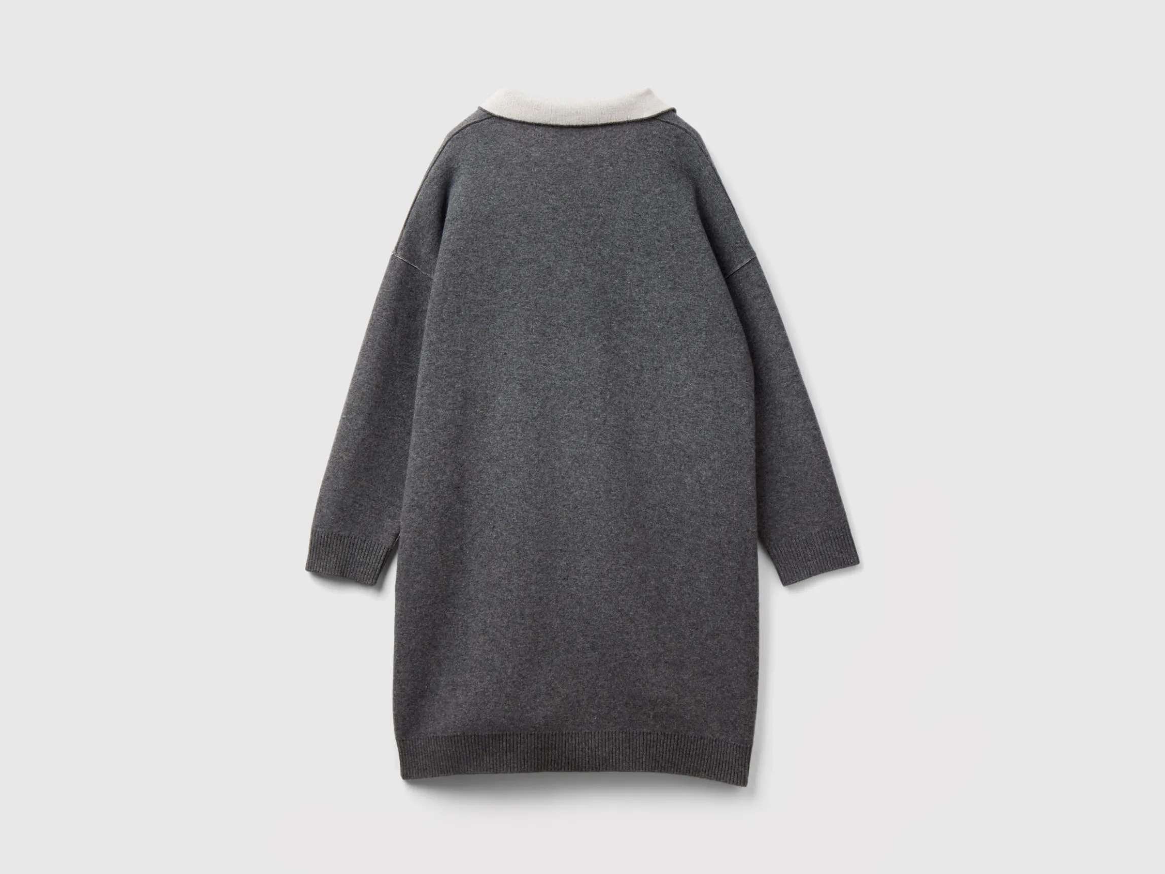 Reversible knit coat