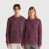 Reversible mohair blend sweater