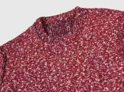 Reversible mohair blend sweater