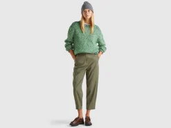 Reversible mohair blend sweater