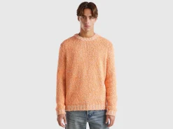 Reversible mohair blend sweater