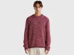 Reversible mohair blend sweater