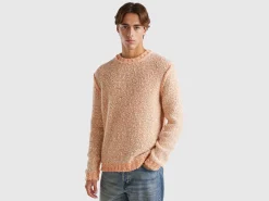 Reversible mohair blend sweater