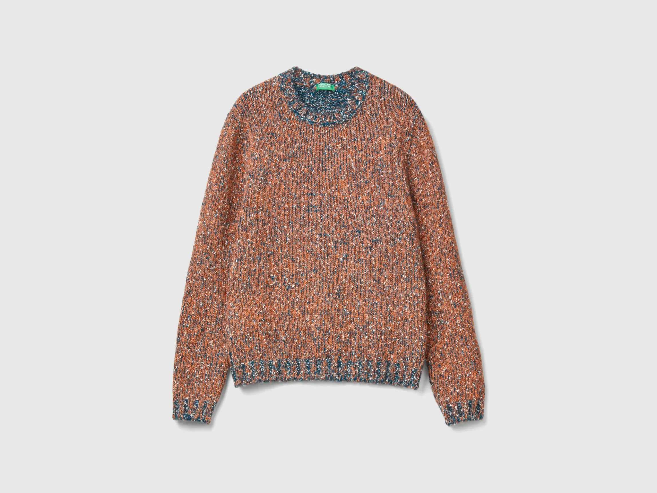 Reversible mohair blend sweater