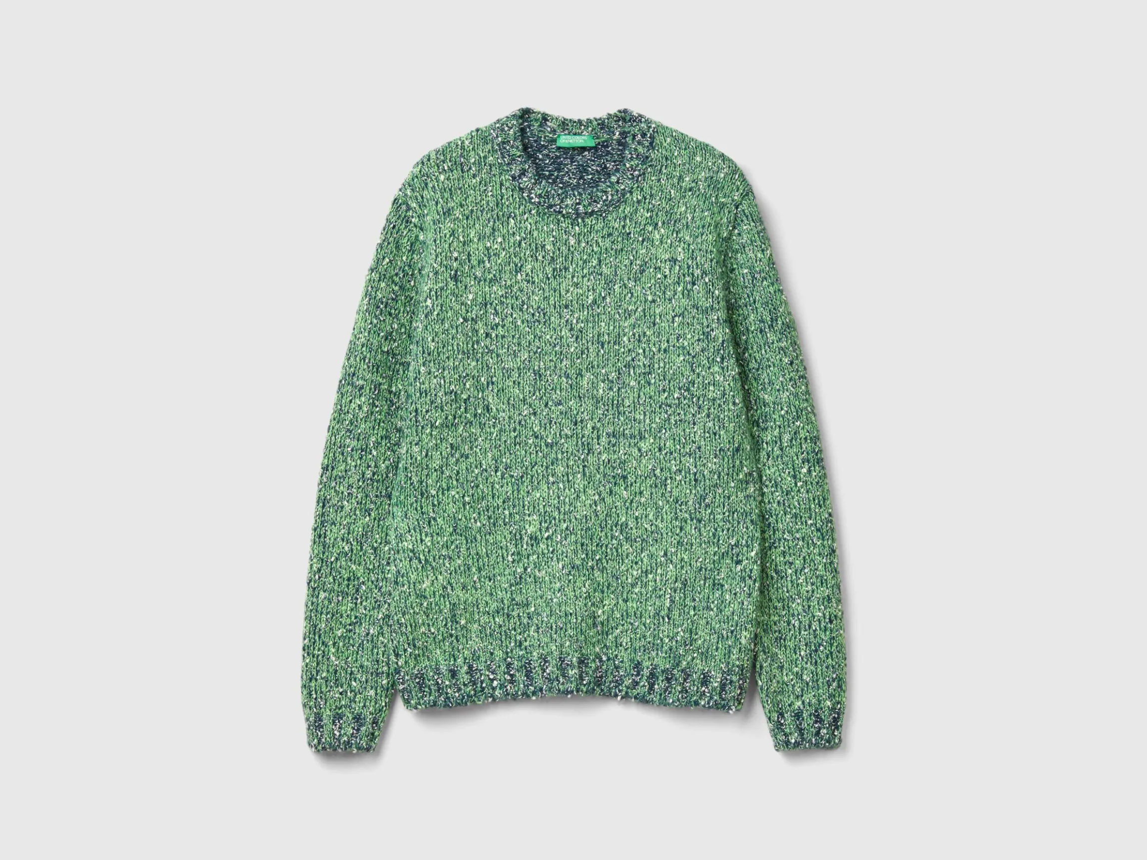 Reversible mohair blend sweater