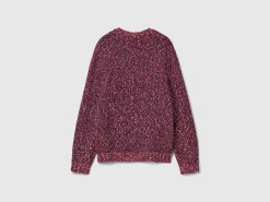 Reversible mohair blend sweater