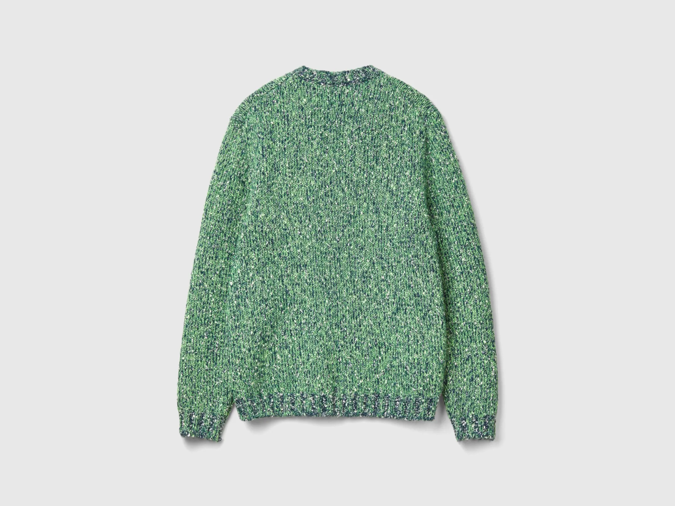 Reversible mohair blend sweater
