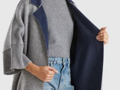 Reversible open coat