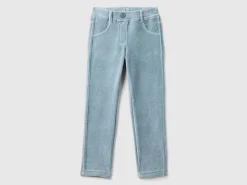 Ribbed chenille trousers