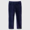 Ribbed chenille trousers