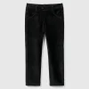 Ribbed chenille trousers