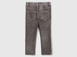 Ribbed chenille trousers