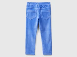 Ribbed chenille trousers