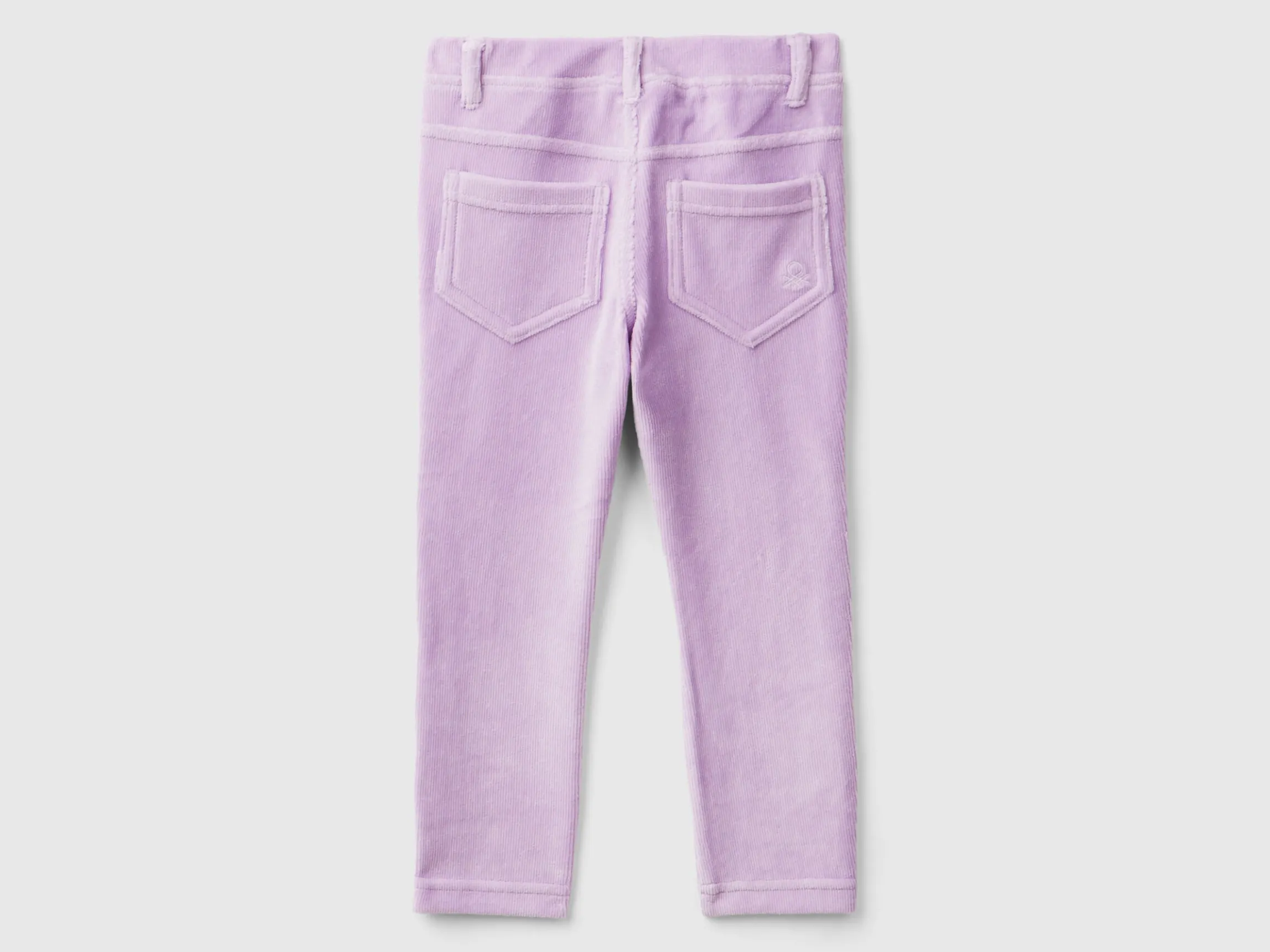 Ribbed chenille trousers