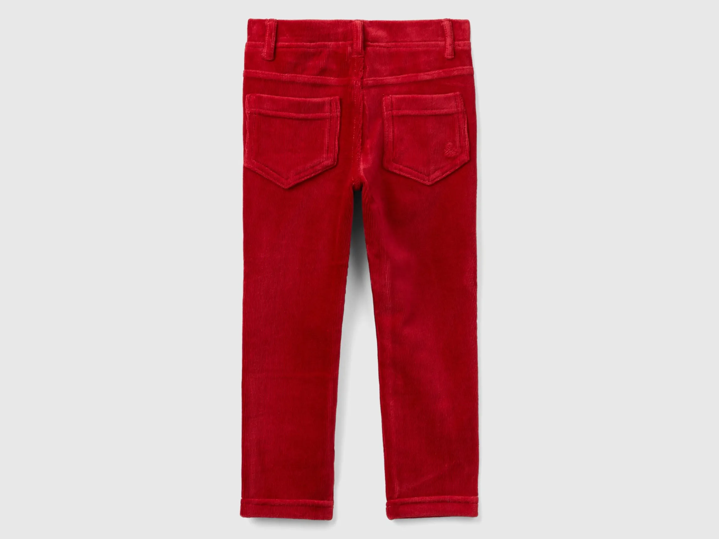 Ribbed chenille trousers