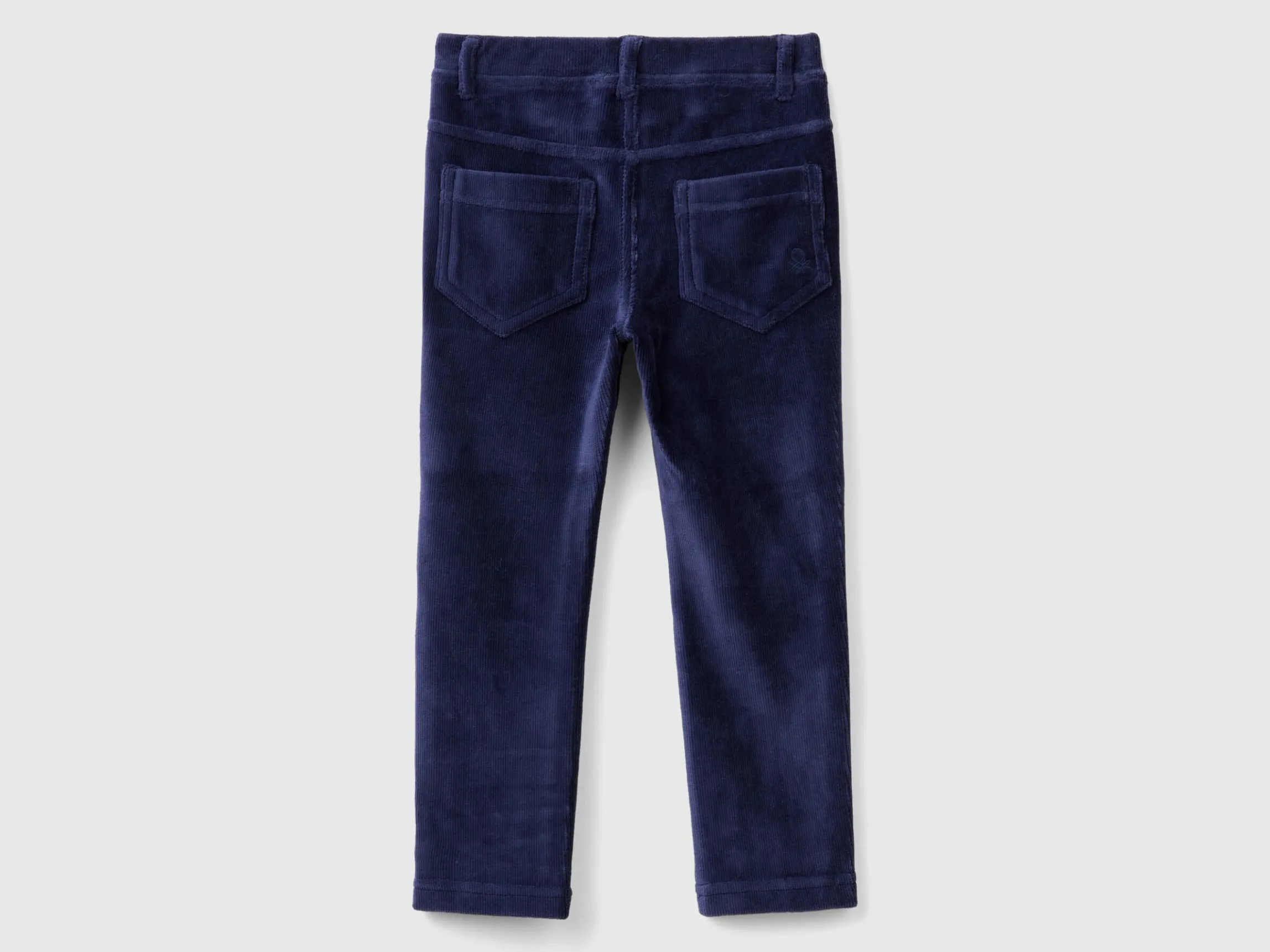 Ribbed chenille trousers