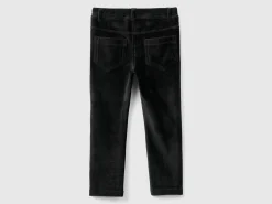 Ribbed chenille trousers