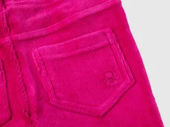 Ribbed chenille trousers