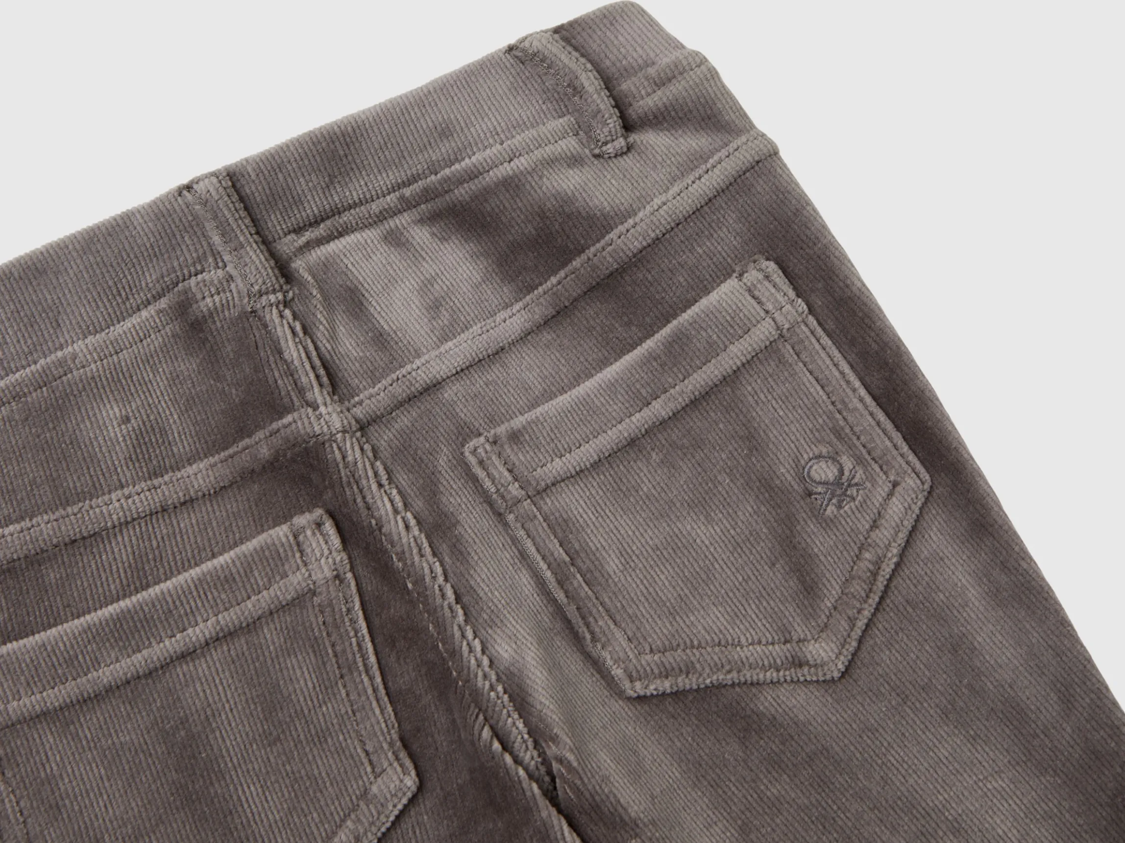Ribbed chenille trousers