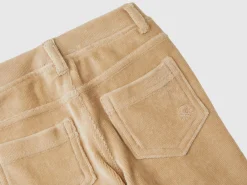 Ribbed chenille trousers