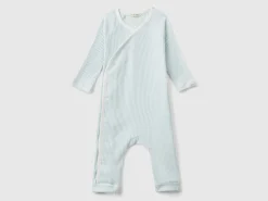 Ribbed onesie in organic cotton