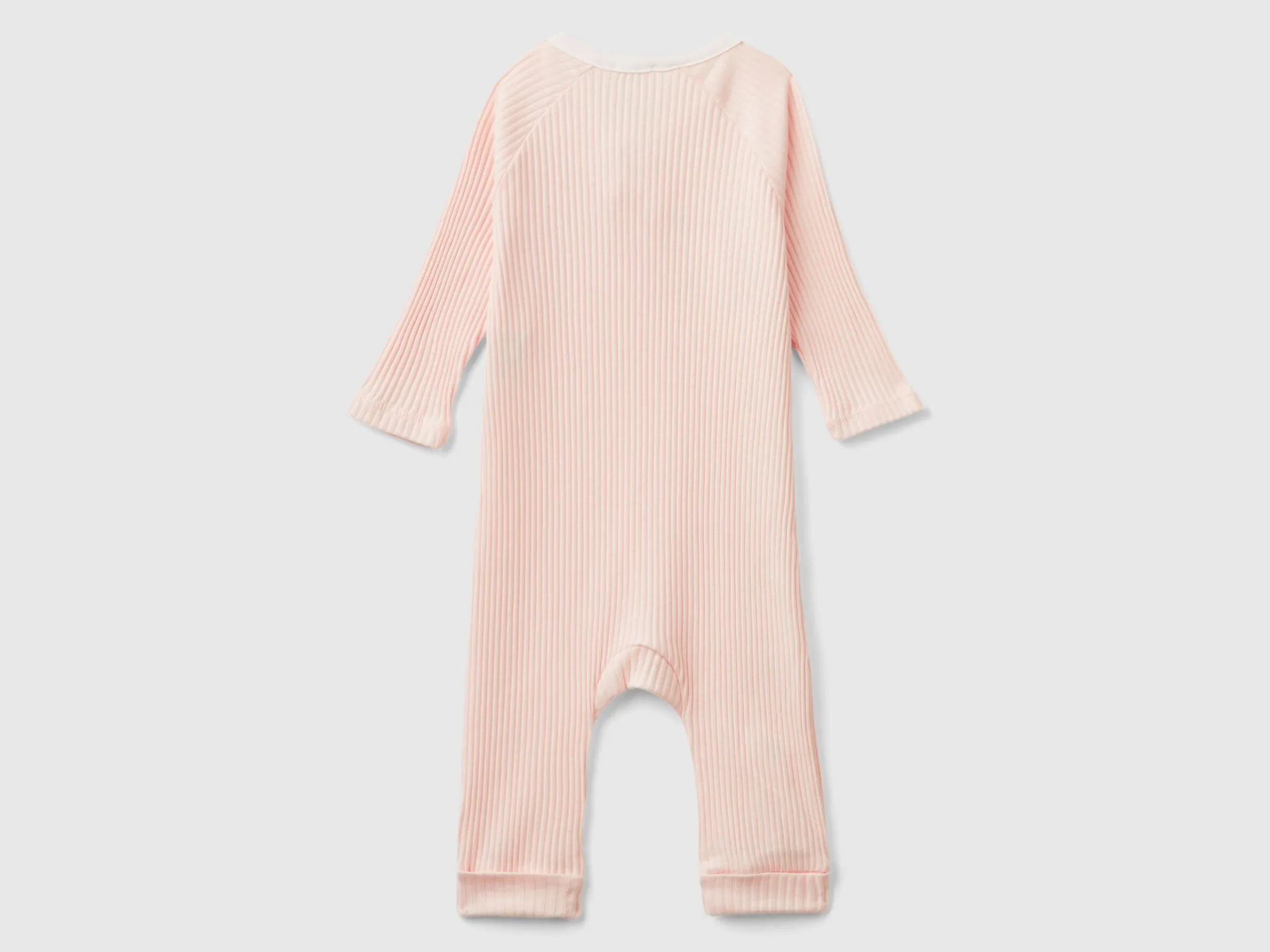 Ribbed onesie in organic cotton