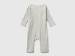 Ribbed onesie in organic cotton