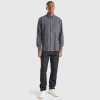 Ribbed velvet shirt