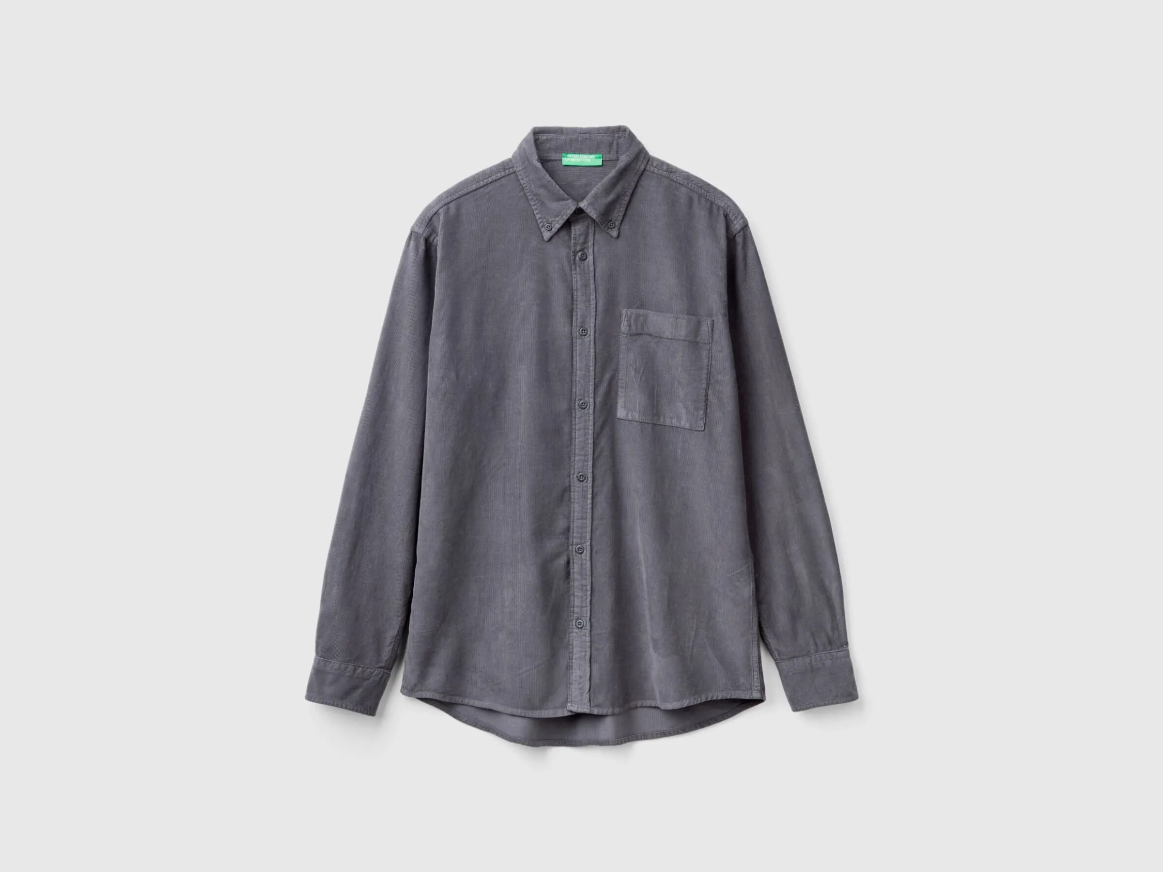 Ribbed velvet shirt