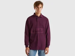 Rugby polo in pure cotton