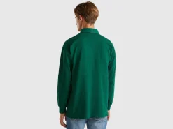 Rugby polo in pure cotton