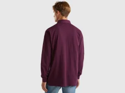 Rugby polo in pure cotton