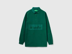 Rugby polo in pure cotton