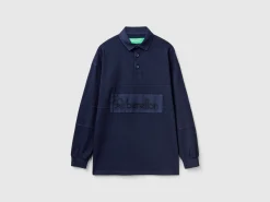 Rugby polo in pure cotton