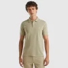 Sage green regular fit polo