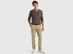 Sage green slim fit chinos
