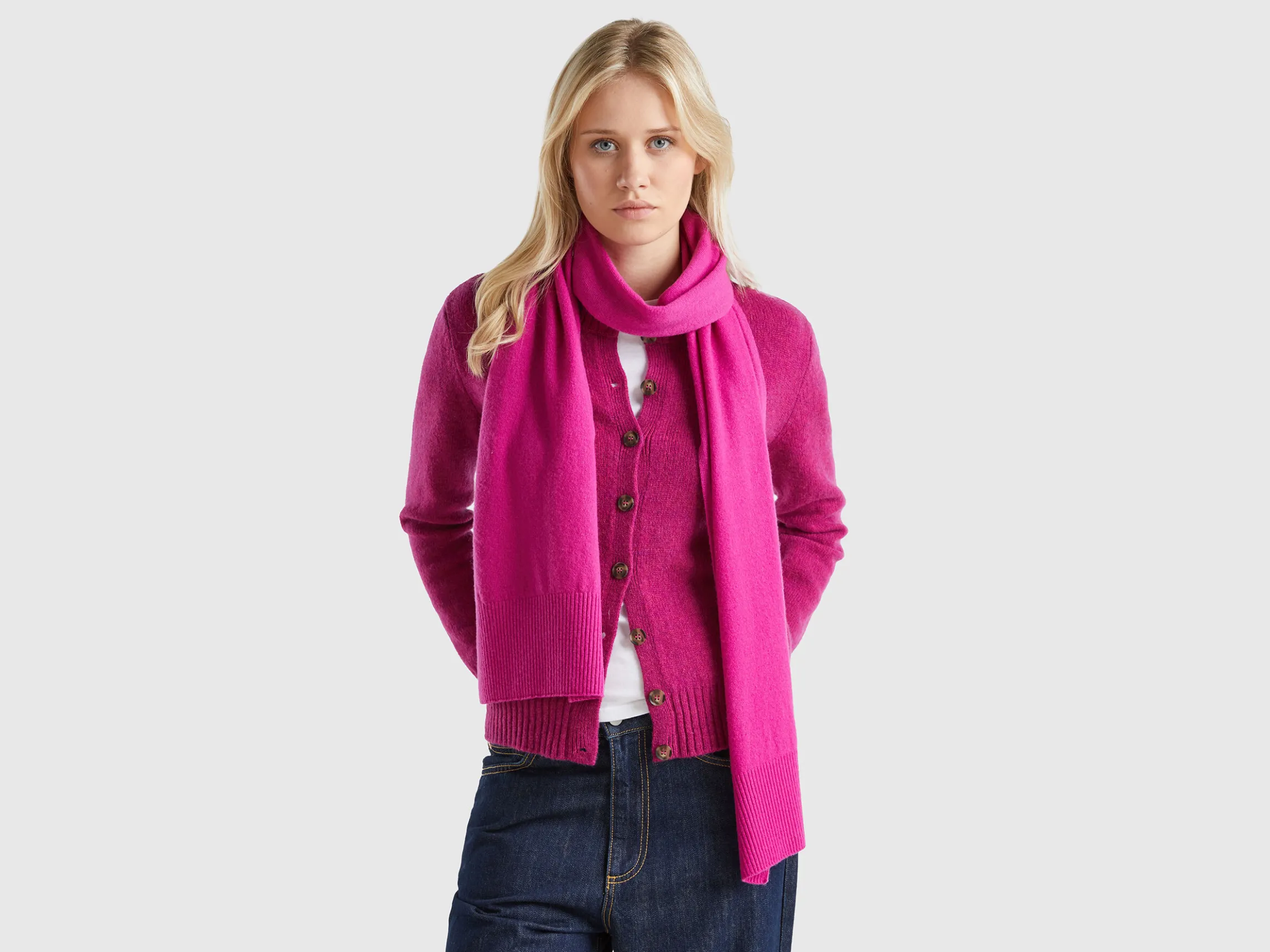 Scarf in pure Merino wool