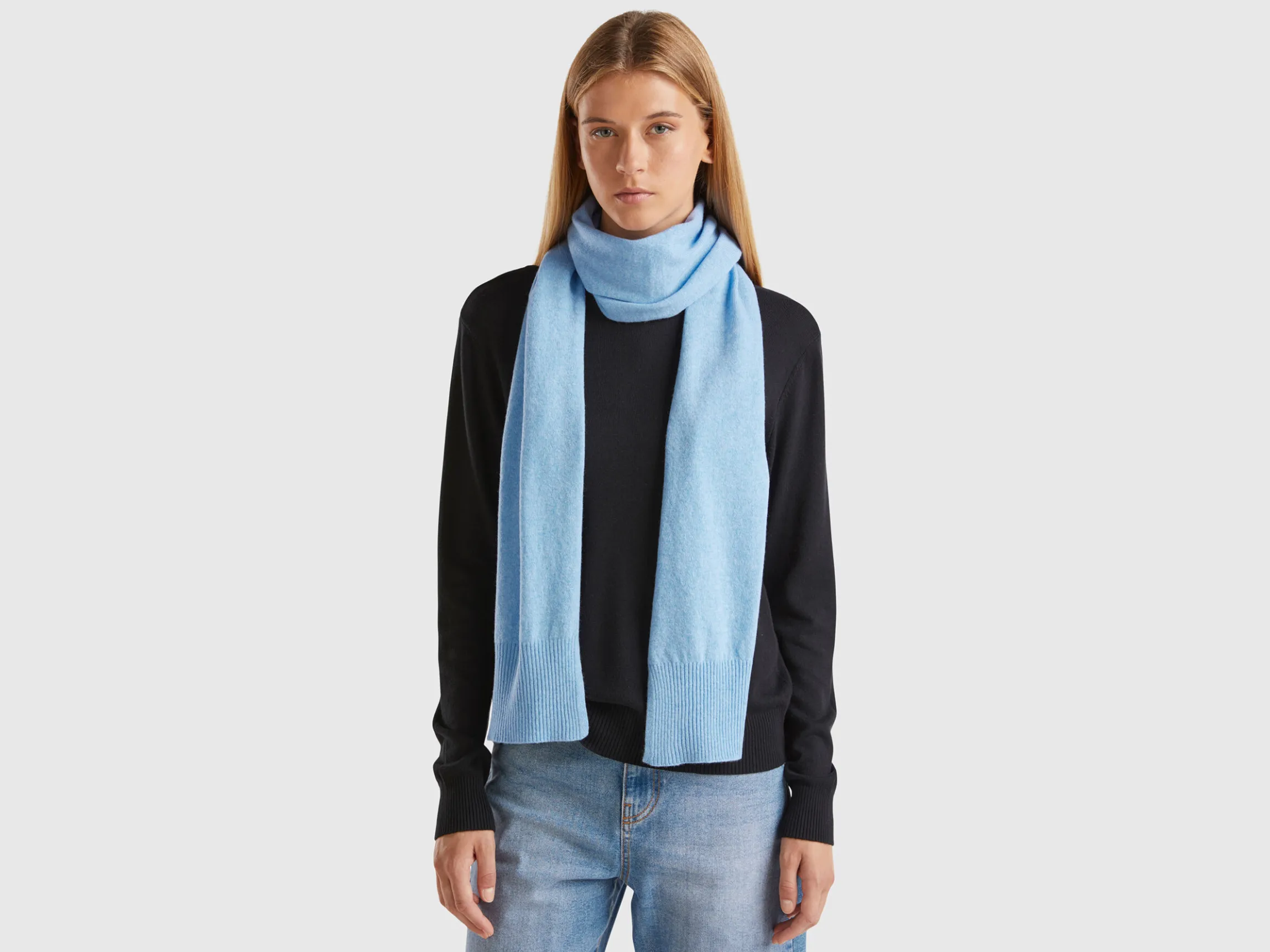 Scarf in pure Merino wool
