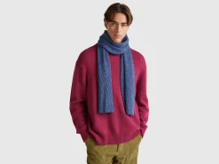 Scarf in wool and cashmere blend