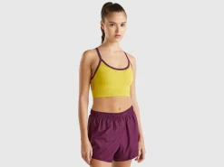 Seamless sports top bra