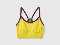 Seamless sports top bra