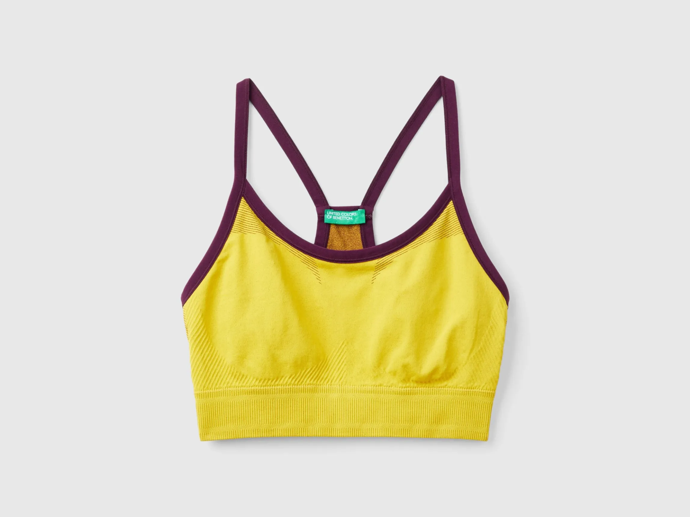 Seamless sports top bra