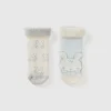 Set of non-slip socks with bunnies