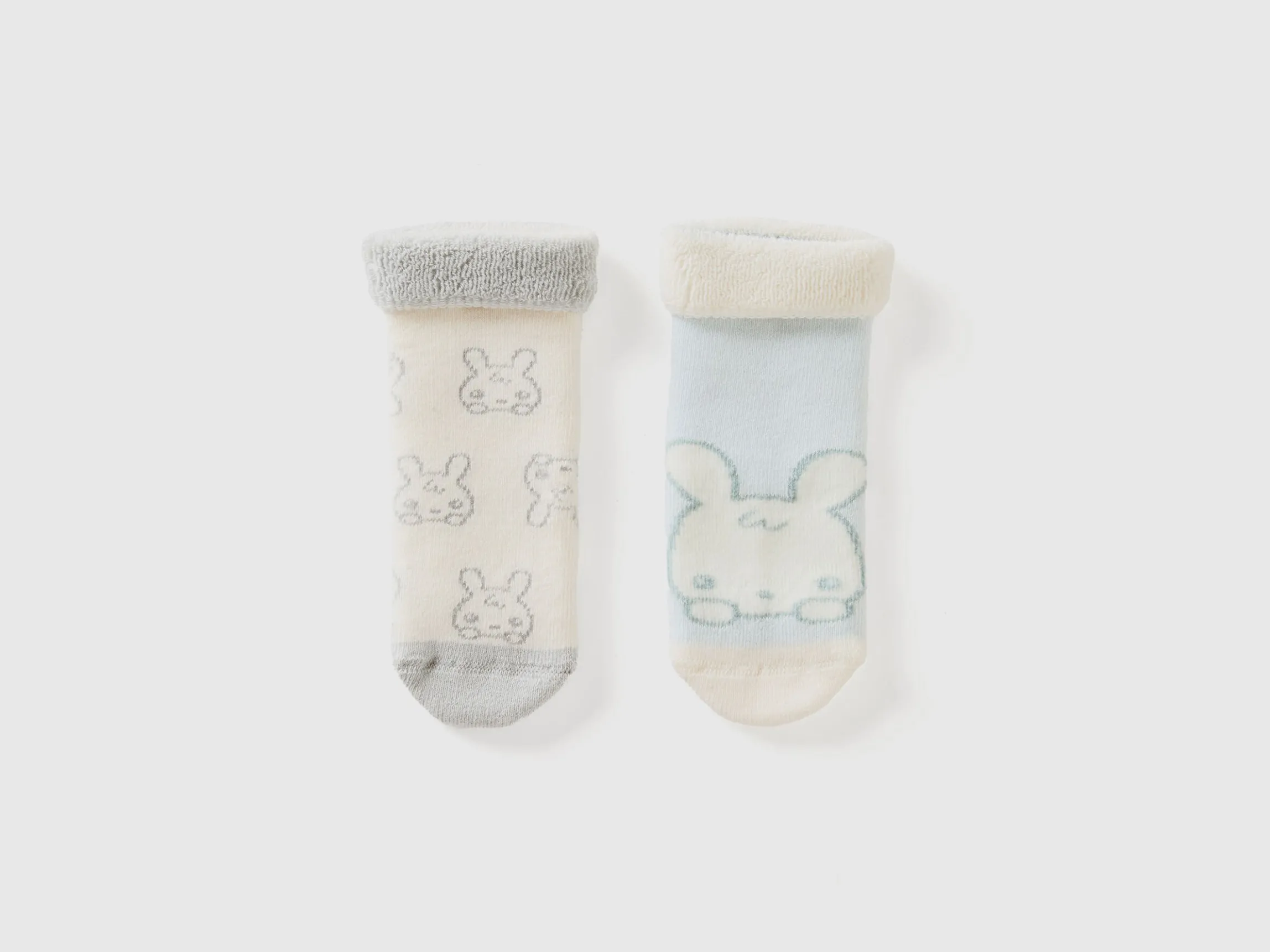 Set of non-slip socks with bunnies