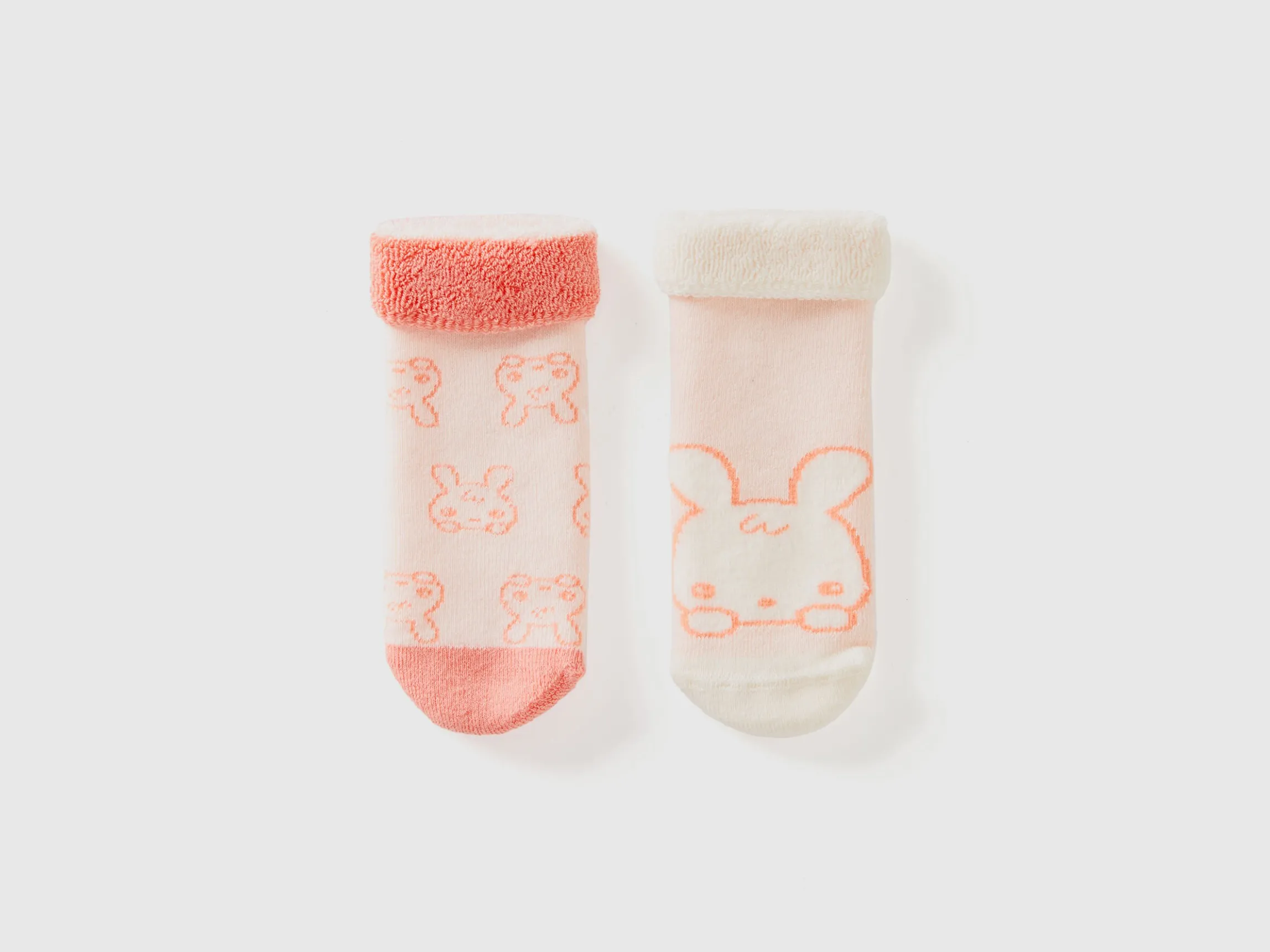 Set of non-slip socks with bunnies